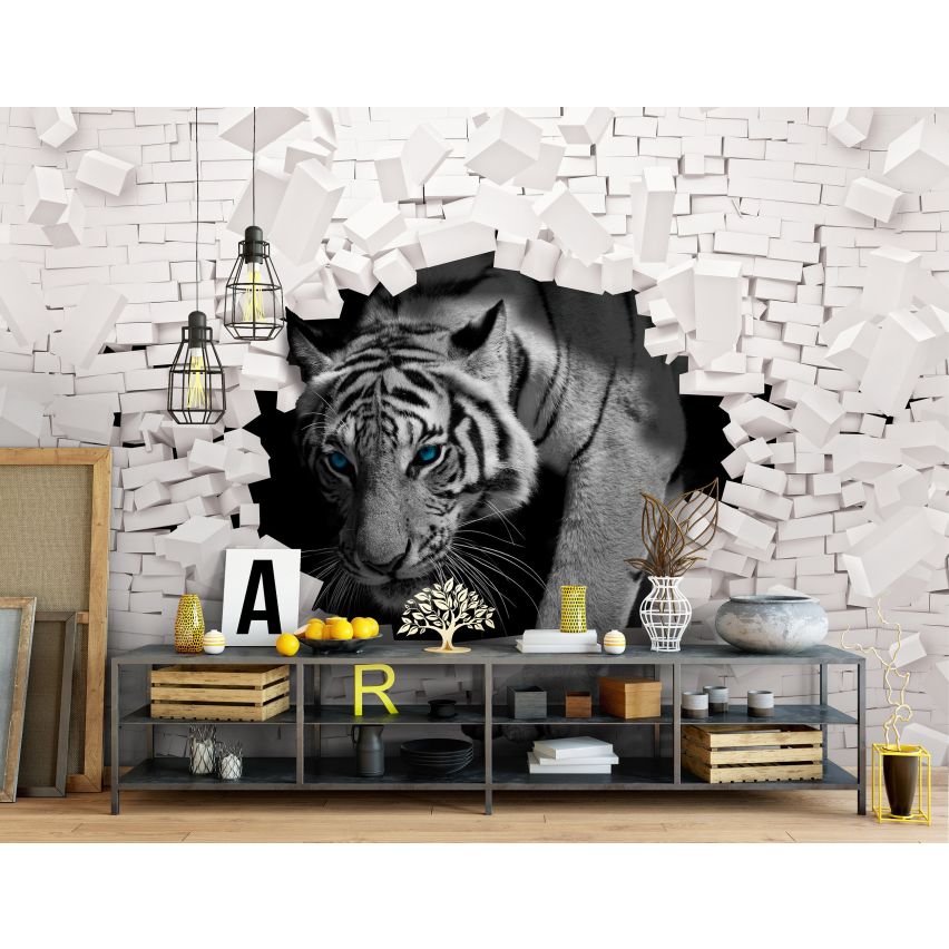 Fototapete JUGEND-(C10400)-Vlies-Tapete-Graffiti Spiele Tiere Gaming Trend Auto Fiction XXL