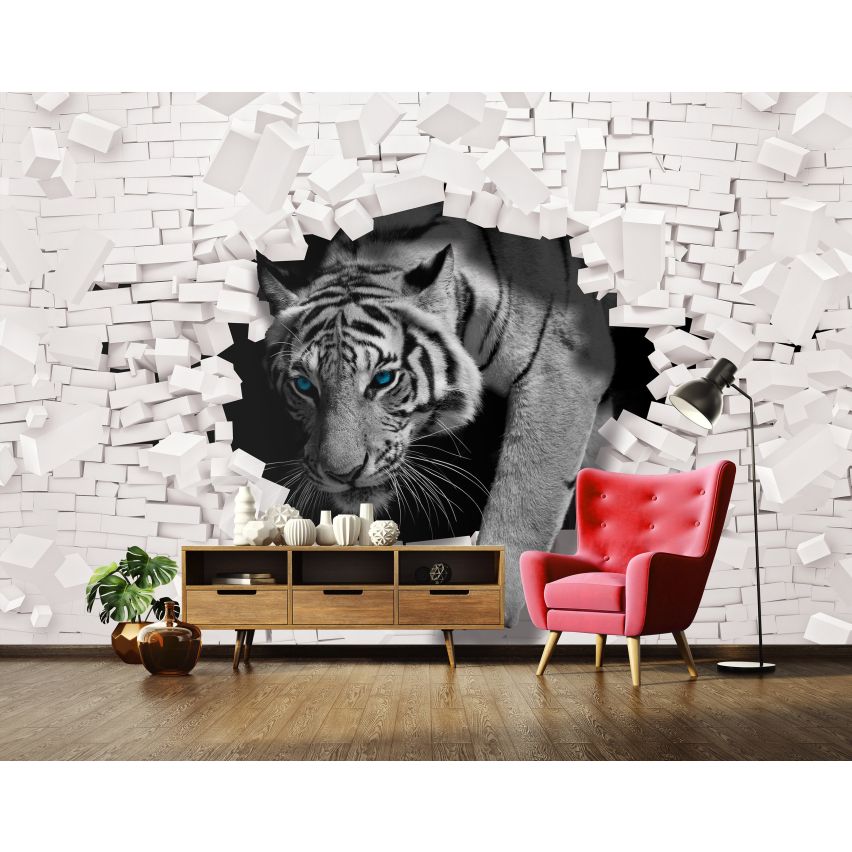 Fototapete JUGEND-(C10400)-Vlies-Tapete-Graffiti Spiele Tiere Gaming Trend Auto Fiction XXL