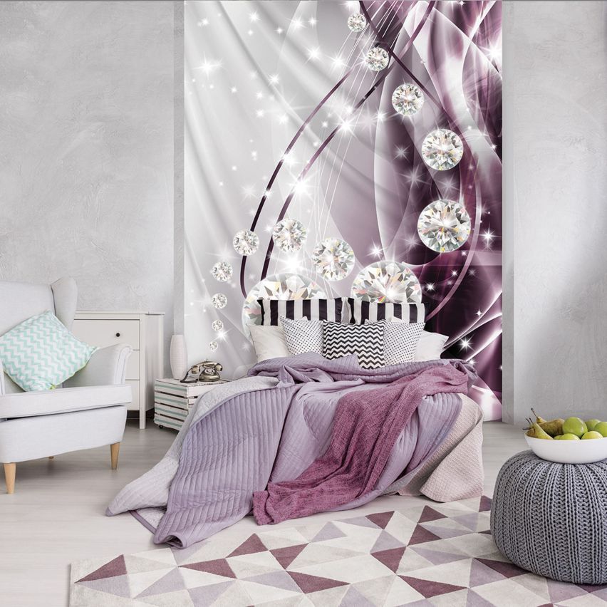 Photo Wall Mural-3D DIAMOND JEWELRY-(C10404)-NON WOVEN-Wallpaper-Abstract XXL
