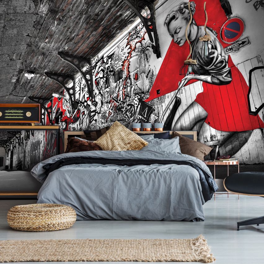 Fototapete JUGEND-(C10517)-Vlies-Tapete-Graffiti Spiele Tiere Gaming Trend Auto Fiction XXL