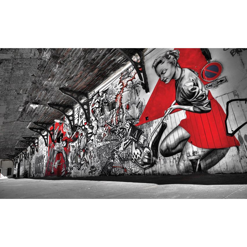 Fototapete JUGEND-(C10517)-Vlies-Tapete-Graffiti Spiele Tiere Gaming Trend Auto Fiction XXL