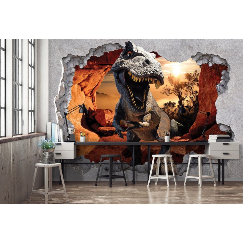 Fototapete JUGEND-(C11033)-Vlies-Tapete-Graffiti Spiele Tiere Gaming Trend Auto Fiction XXL