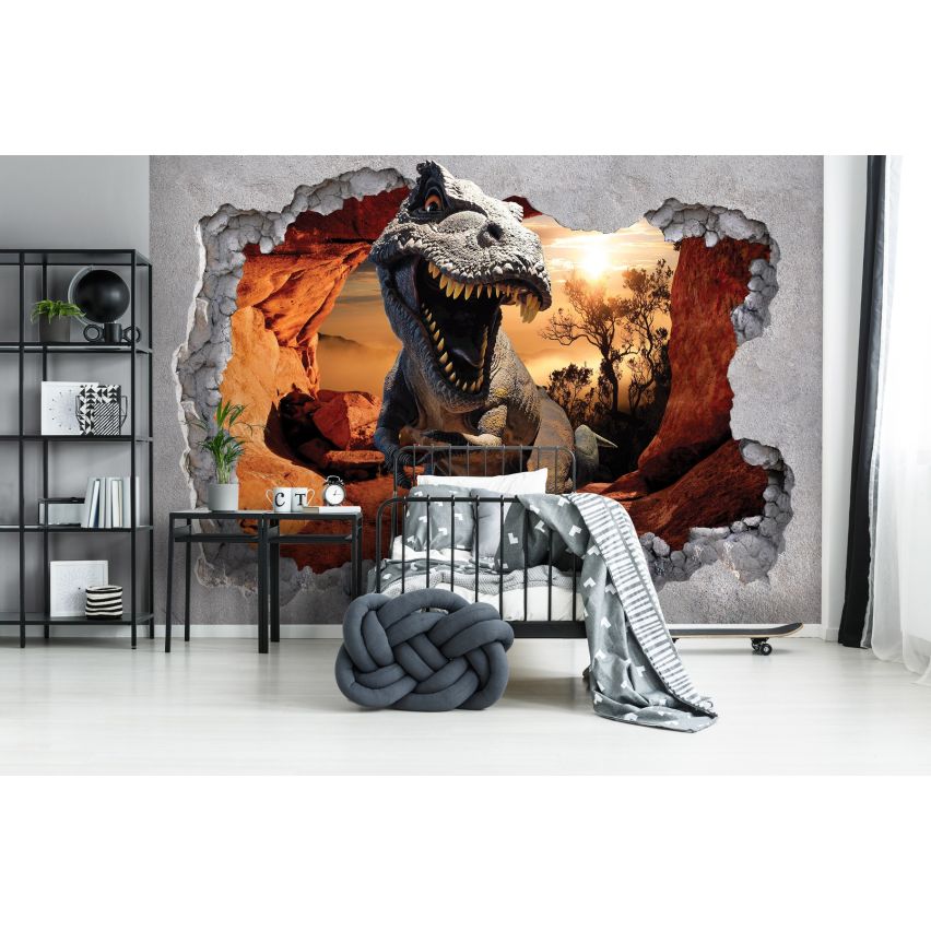 Fototapete JUGEND-(C11033)-Vlies-Tapete-Graffiti Spiele Tiere Gaming Trend Auto Fiction XXL