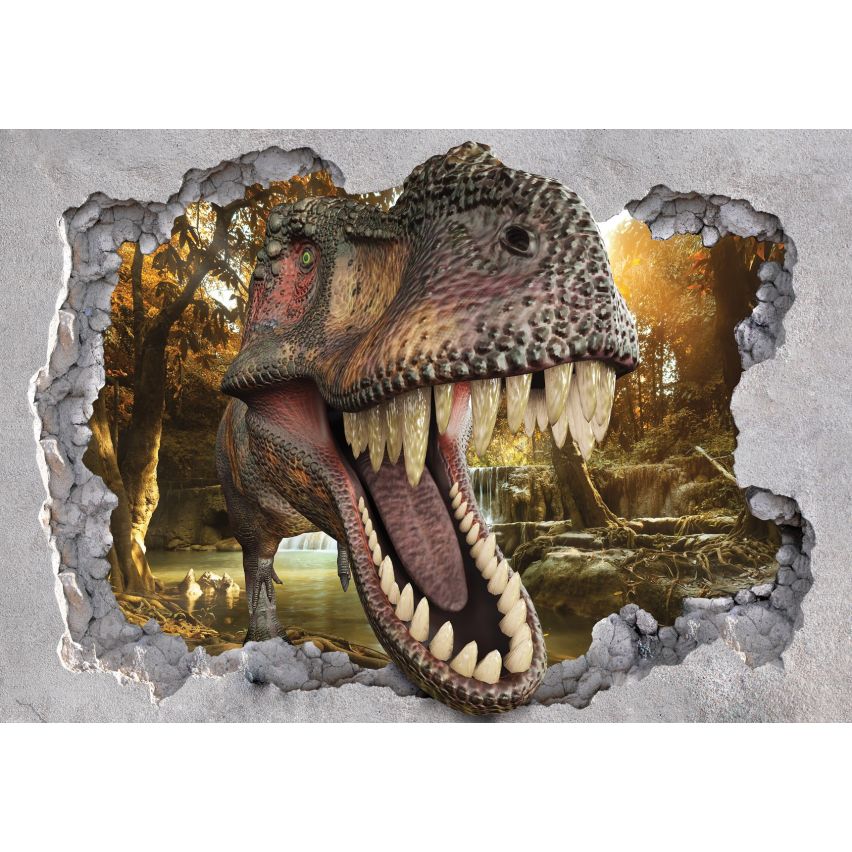 Fototapete-VLIES-DINOSAURIER-(C11035)-Tapete-Nach-Maß-Jurazeit Animal Park XXL