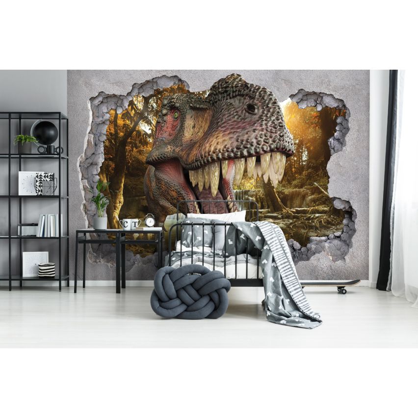 Fototapete-VLIES-DINOSAURIER-(C11035)-Tapete-Nach-Maß-Jurazeit Animal Park XXL