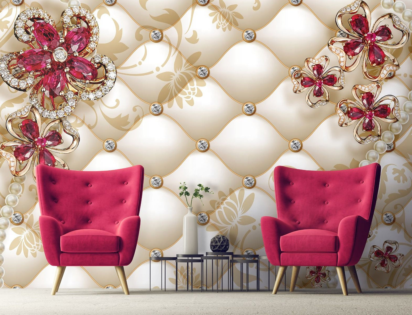 Photo Wall Mural-3D SILK PADDED-(C12060)-NON WOVEN-Wallpaper-Abstract XXL