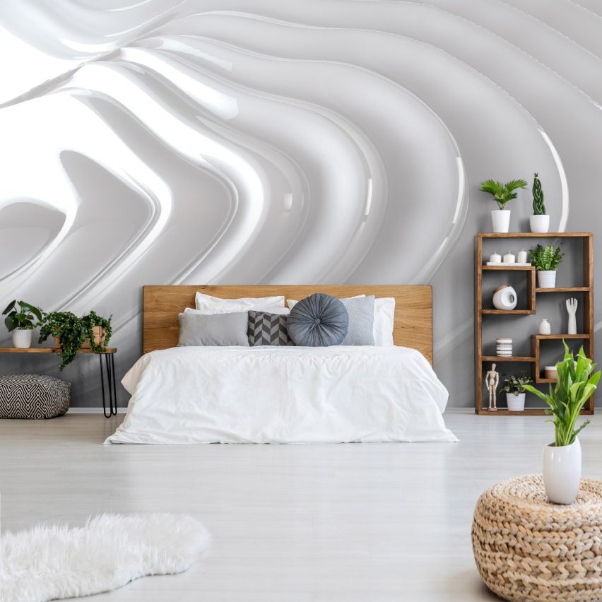 Photo Wall Mural-3D WAVE FREQUENCY-(C12566)-NON WOVEN-Wallpaper-Abstract XXL