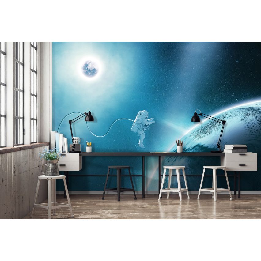 Fototapete GALAXIS-(C12889)-Vlies-Tapete-Sterne Planet Universum Weltall XXL
