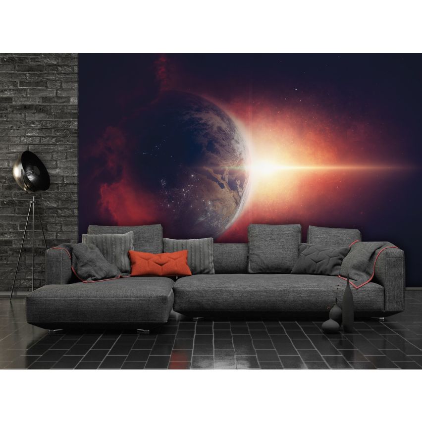 Fototapete GALAXIS-(C12924)-Vlies-Tapete-Sterne Planet Universum Weltall XXL