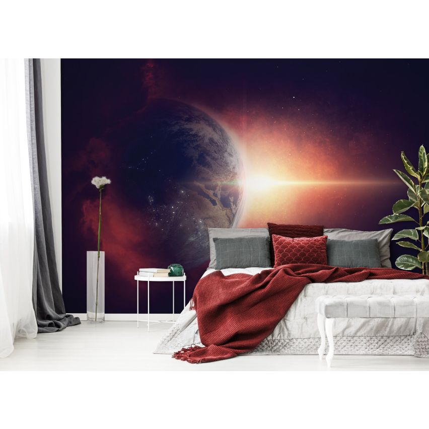 Fototapete GALAXIS-(C12924)-Vlies-Tapete-Sterne Planet Universum Weltall XXL