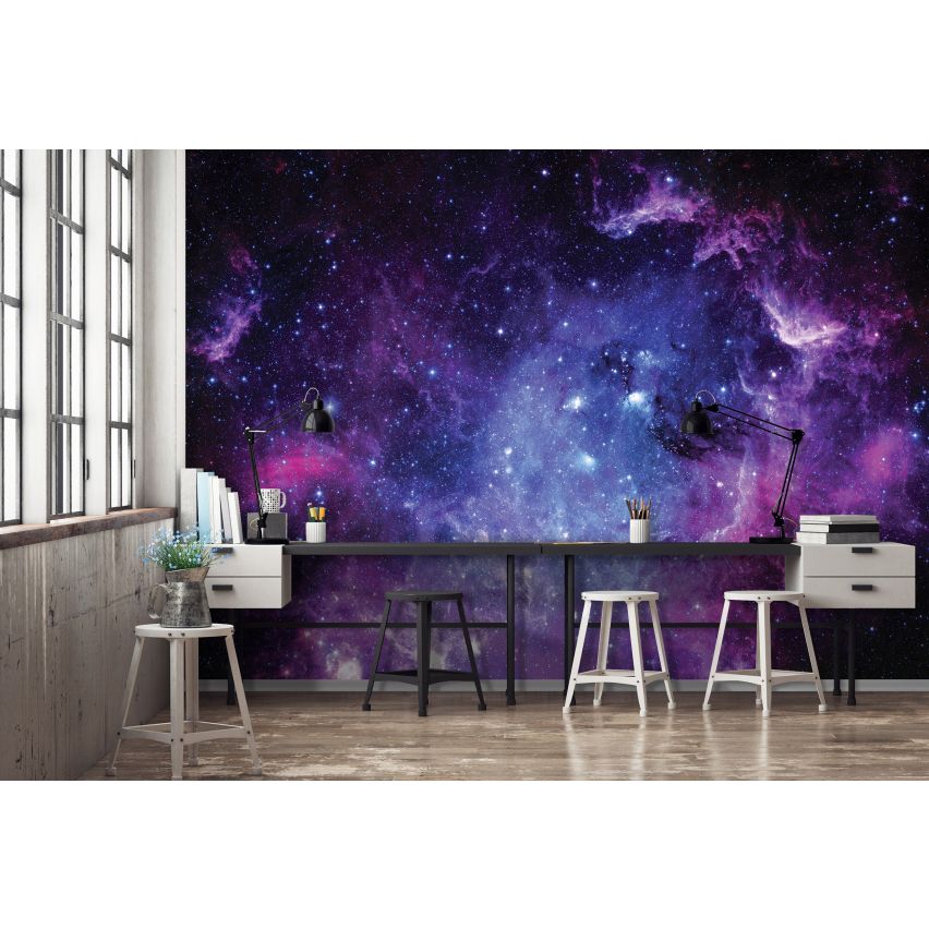 Fototapete GALAXIS-(C13861)-Vlies-Tapete-Sterne Planet Universum Weltall XXL