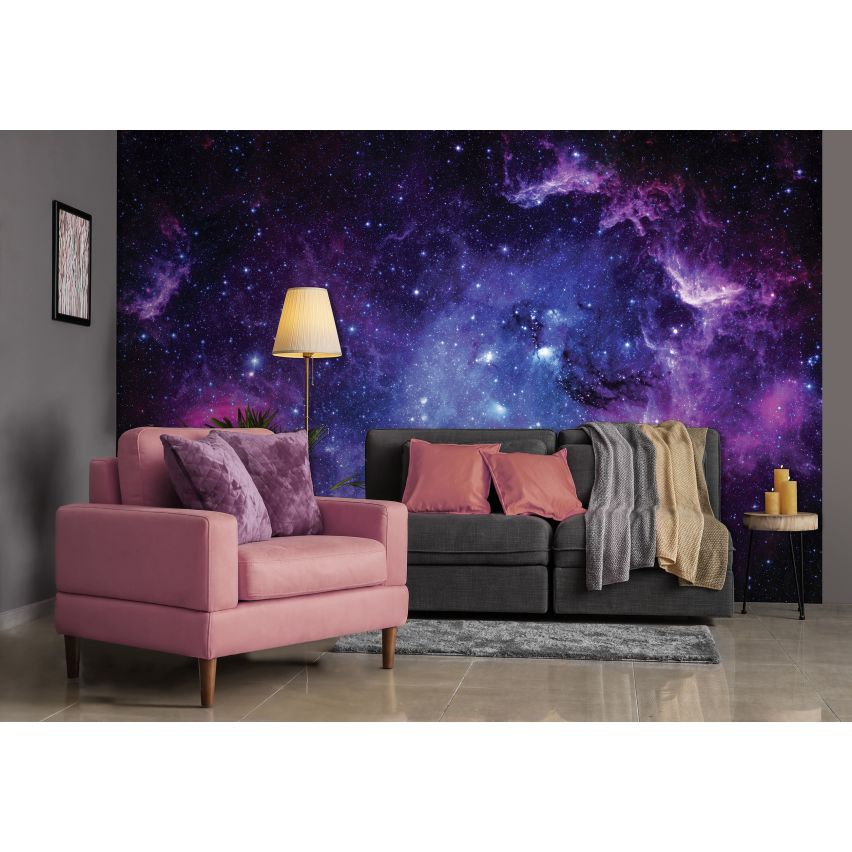 Fototapete GALAXIS-(C13861)-Vlies-Tapete-Sterne Planet Universum Weltall XXL