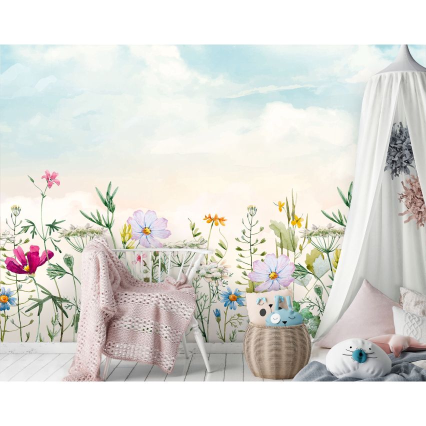 Fototapete FRÜHLINGSBLUMEN-(C14345) - Vliestapete - Pflanzen Botanik Bunte Blätter XXL