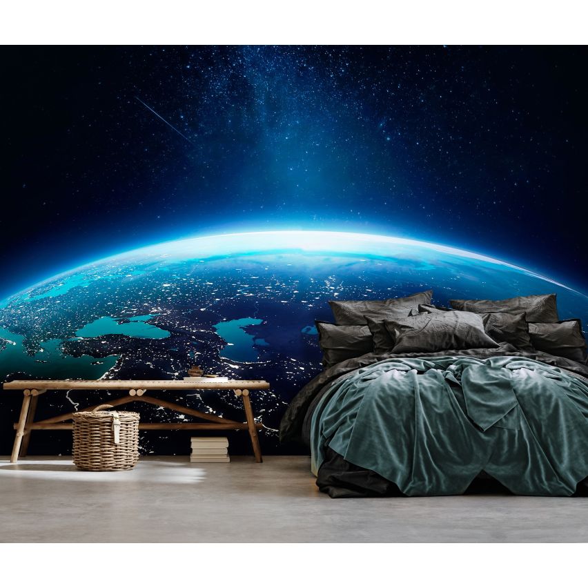 Fototapete GALAXIS-(C14415)-Vlies-Tapete-Sterne Planet Universum Weltall XXL