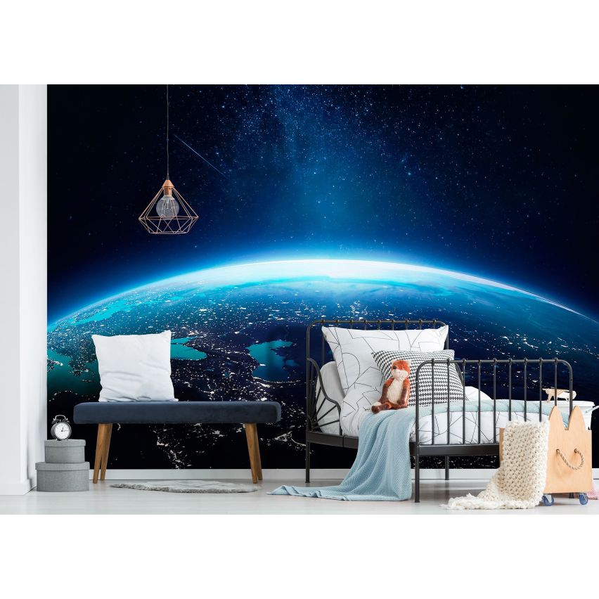 Fototapete GALAXIS-(C14415)-Vlies-Tapete-Sterne Planet Universum Weltall XXL