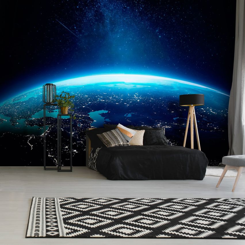 Fototapete GALAXIS-(C14415)-Vlies-Tapete-Sterne Planet Universum Weltall XXL