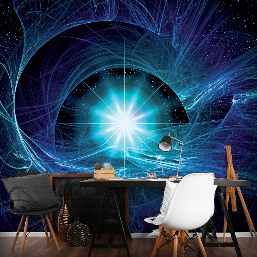 Fototapete GALAXIS-(C180)-Vlies-Tapete-Sterne Planet Universum Weltall XXL (Copy)