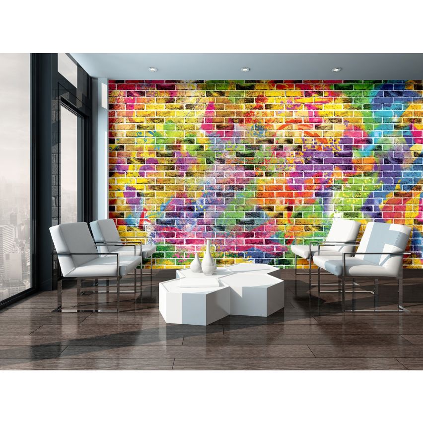 Fototapete JUGEND-(C3469)-Vlies-Tapete-Graffiti Spiele Tiere Gaming Trend Auto Fiction XXL
