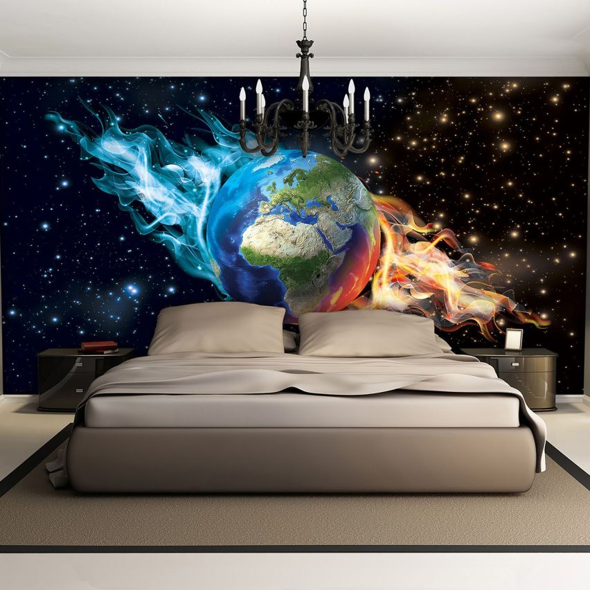 Fototapete GALAXIS-(C3749)-Vlies-Tapete-Sterne Planet Universum Weltall XXL