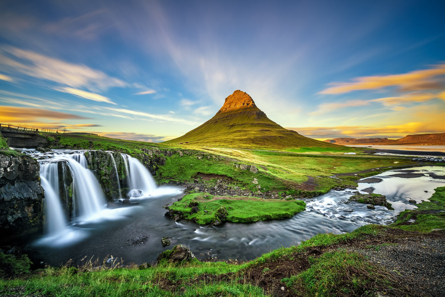 Fototapete - Wasserfälle - (5309) - Vliestapete - Kaskade Mountain XXL