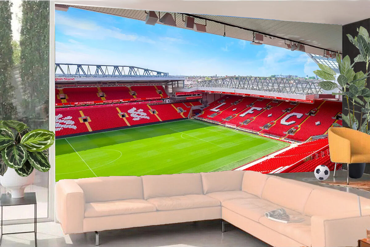 Fototapete LIVERPOOL STADIUM-(5959) - Vliestapete-Never Walk Alone Football L.F.C XXL