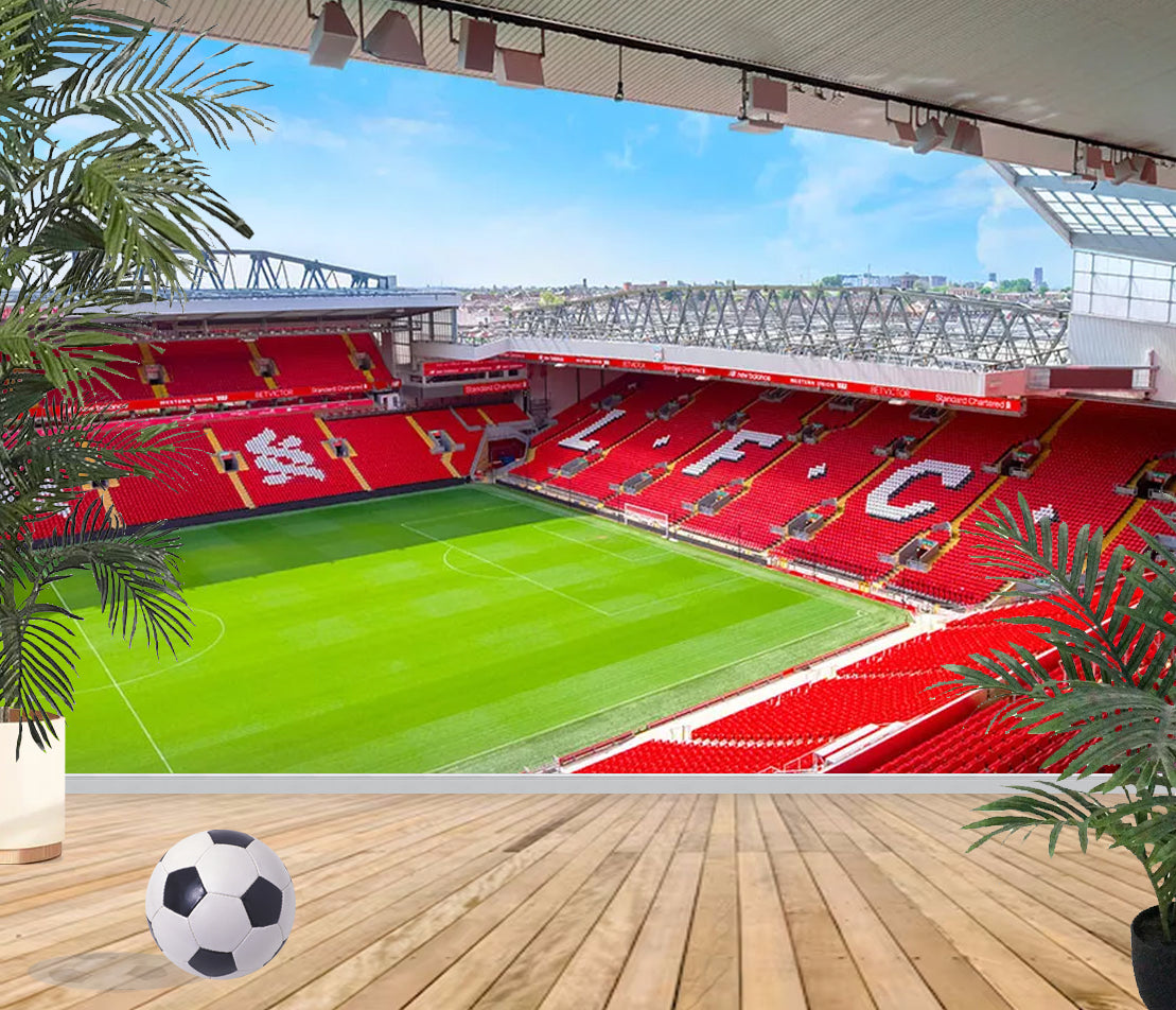 Fototapete LIVERPOOL STADIUM-(5959) - Vliestapete-Never Walk Alone Football L.F.C XXL