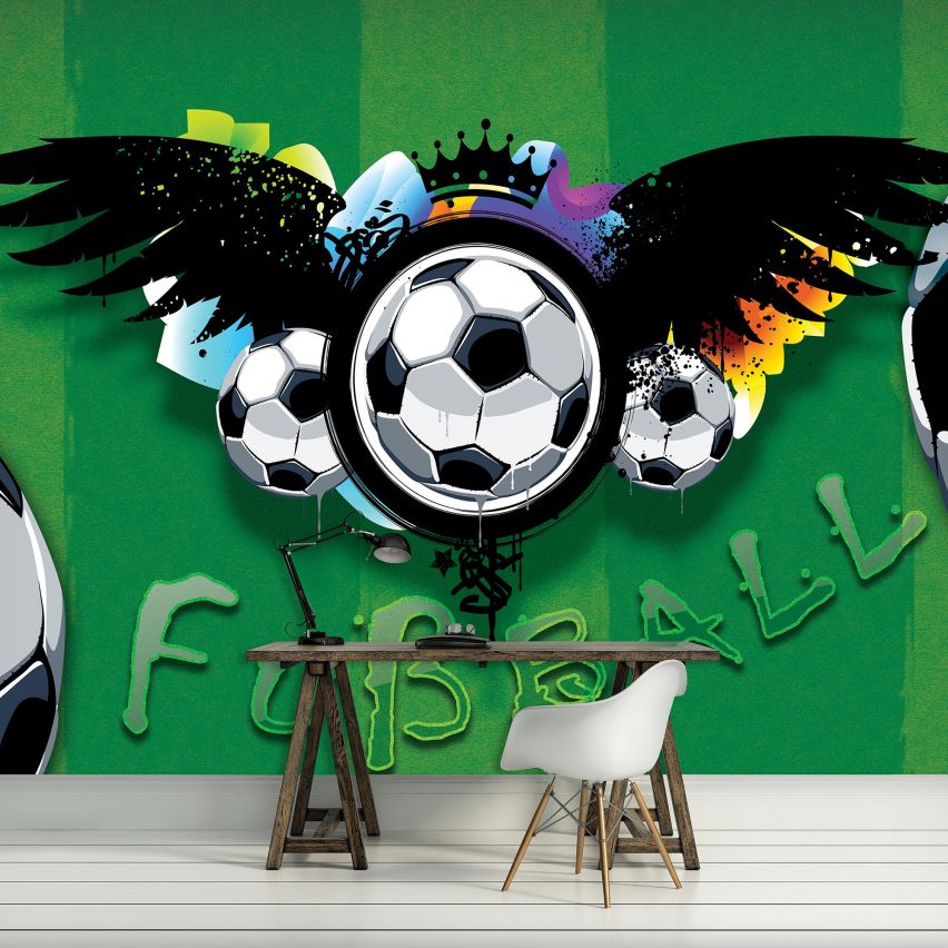 Fototapete FOOTBALL-(C694) - Vliestapete-Sport Stadion Game Play XXL