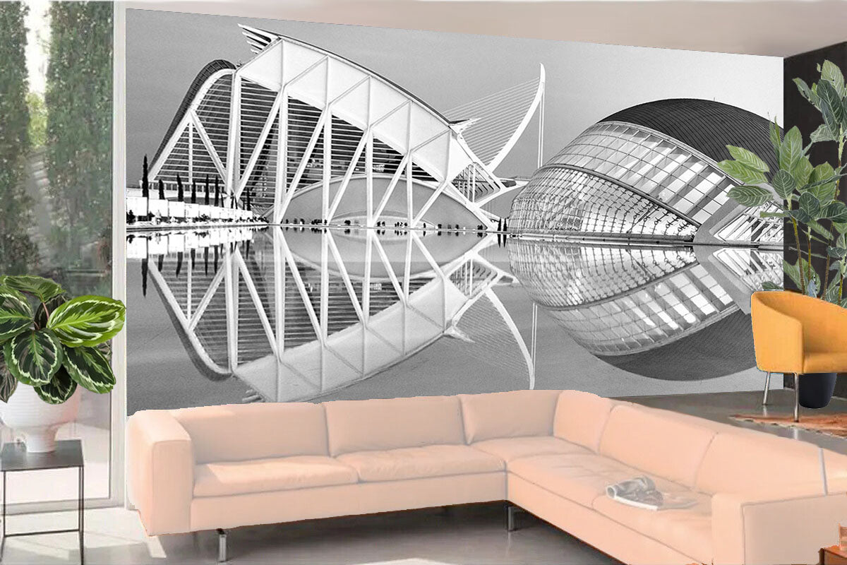 Fototapete-VLIES-ARCHITEKTUR-(8218S)-Wand-Tapete-Nach-Maß-Modern Design Deco XXL