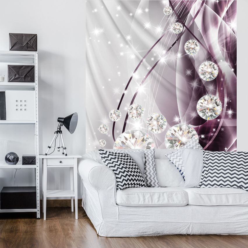 Photo Wall Mural-3D DIAMOND JEWELRY-(C10404)-NON WOVEN-Wallpaper-Abstract XXL