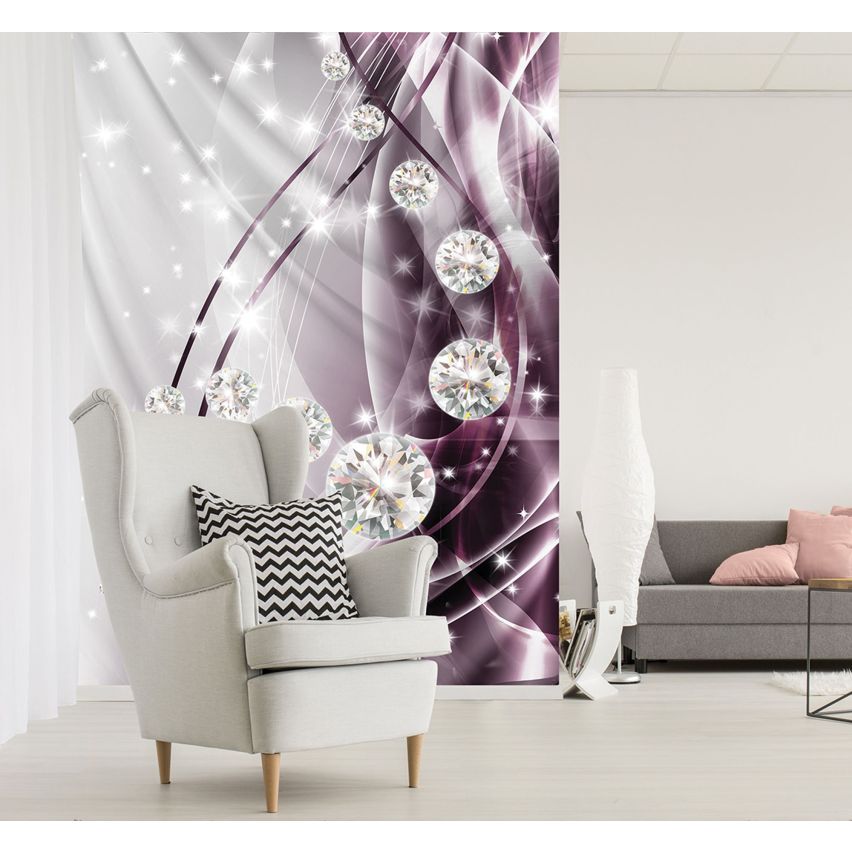 Photo Wall Mural-3D DIAMOND JEWELRY-(C10404)-NON WOVEN-Wallpaper-Abstract XXL