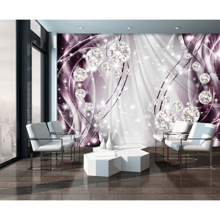 Photo Wall Mural-3D DIAMOND JEWELRY-(C10404)-NON WOVEN-Wallpaper-Abstract XXL