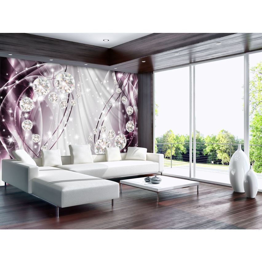 Photo Wall Mural-3D DIAMOND JEWELRY-(C10404)-NON WOVEN-Wallpaper-Abstract XXL