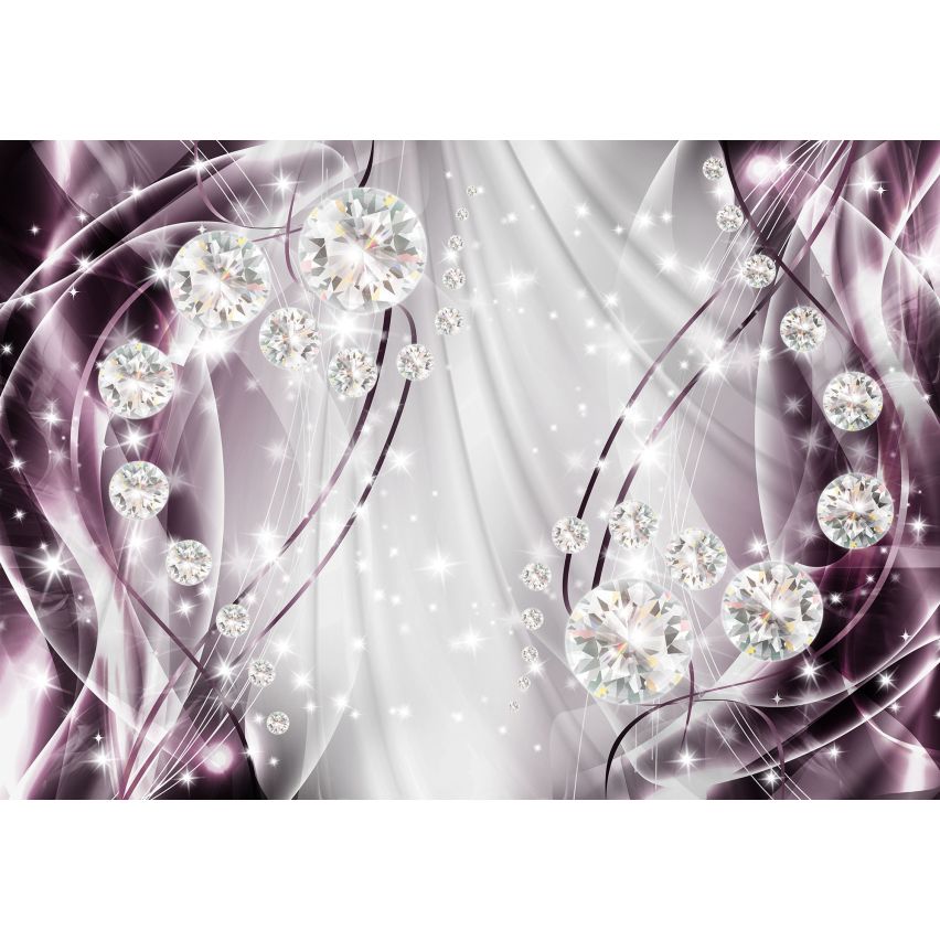 Photo Wall Mural-3D DIAMOND JEWELRY-(C10404)-NON WOVEN-Wallpaper-Abstract XXL