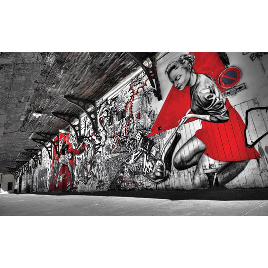 Fototapete JUGEND-(C10517)-Vlies-Tapete-Graffiti Spiele Tiere Gaming Trend Auto Fiction XXL