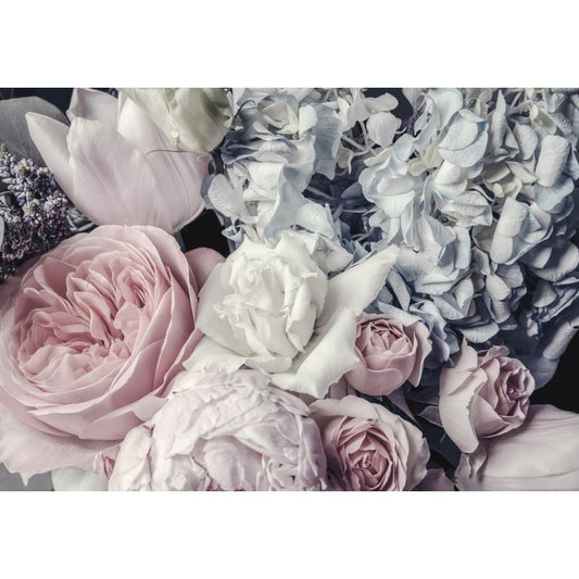 Fototapete BLUMENSTRAUSS-(C12746) - Vliestapete - Blüte Blumen Rose XXL