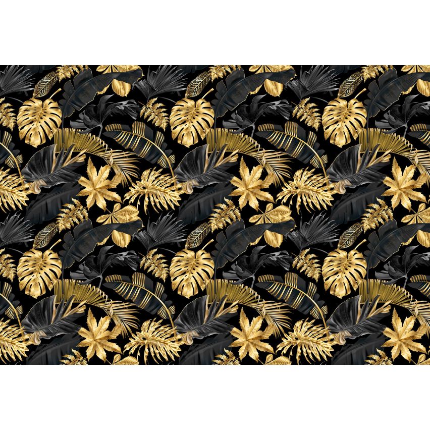 Fototapete TROPHISCH GARTEN-(C13954) - Vliestapete - Pflanzen Botanik Tropischer Blätter Bunt XXL