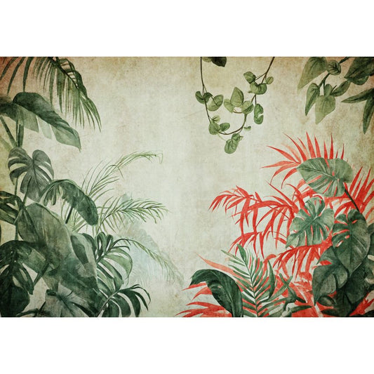 Fototapete-VLIES-TROPISCHE PFLANZE-(C15324)-Tapete-Nach-Maß-Botanisch Garten Wald XXL
