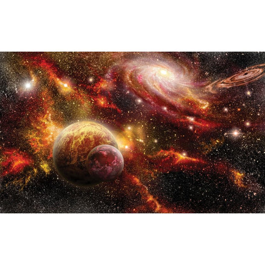 Fototapete GALAXIS-(C2734)-Vlies-Tapete-Sterne Planet Universum Weltall XXL