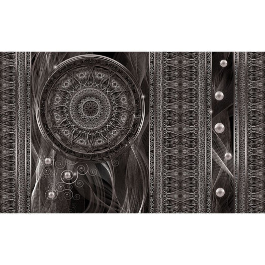 Fototapete-VLIES-MANDALA-(C3092)-Tapete-Nach-Mass-Muster Lehren Heilen Meditation Sanskrit Gottheit Abstrakt XXL