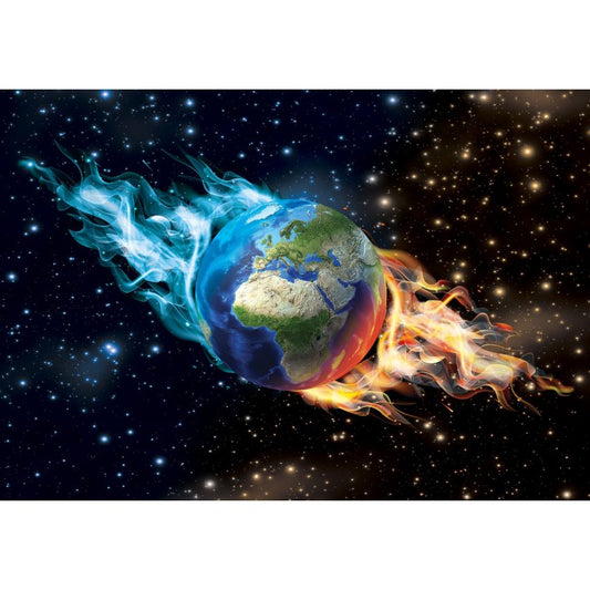 Fototapete GALAXIS-(C3749)-Vlies-Tapete-Sterne Planet Universum Weltall XXL