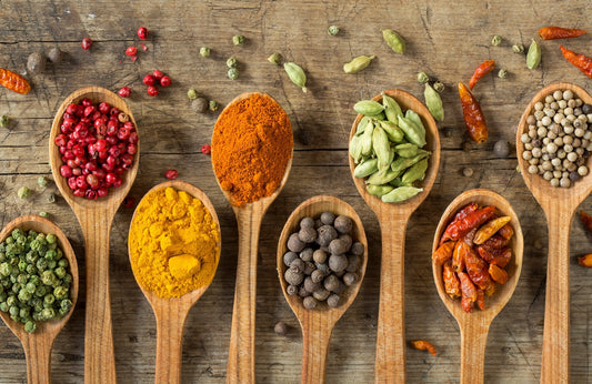 Photo Wall Mural-(5614)-SPICES OF THE WORLD-NON WOVEN-Wallpaper-Food Colour XXXL