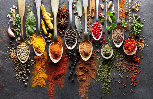 Photo Wall Mural-SPICES-(5621)-NON WOVEN-Wallpaper-Food Toasty Taste  XXL