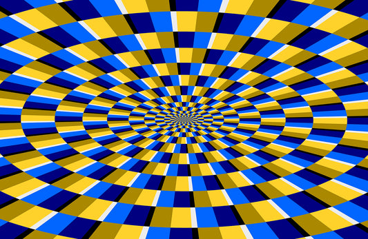Fototapete VLIES-PSYCHEDELISCH-(5681S)-Abstrakt Tapete Kunst Effekten XXL