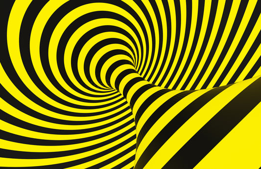 Fototapete VLIES-PSYCHEDELISCH-(5705S)-Abstrakt Tapete Kunst Geist Effekten XXL