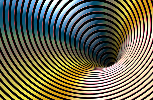 Fototapete VLIES-PSYCHEDELISCH-(5719S)-Abstrakt Tapete Kunst Geist Effekten XXL