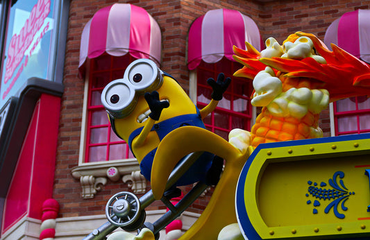 Fototapete VLIES-MINIONS-(5976S)-Despicable Tapete Kinder Zimmer Gelbe Gru XXL