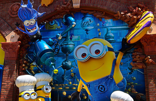 Fototapete VLIES-MINIONS-(5979S)-Despicable Tapete Animationsfilm XXL