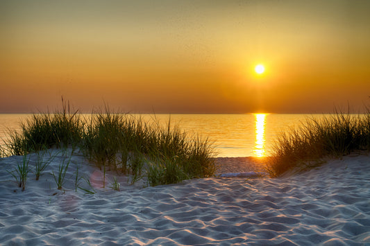 Photo Wall Mural-(623)-SUNSET DUNE-NON WOVEN-Beach-Sand Wallpaper Panorama XXL
