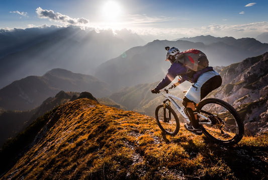 Photo Art Wall Mural-BIKE SPORT-(6532)-NON WOVEN-Wallpaper-Hiking Biking Sun XXL