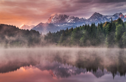 Photo Art Wall Mural-MOUNTAIN-(6540)-NON WOVEN-Wallpaper-Realistic Nature In XXL